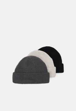 Pier One Unisex 3 Pack - Gorro - Black/Dark Grey/Off-White/ 7 Pier One Unisex 3 Pack - Gorro - Black/Dark Grey/Off-White/ -Pier One Ventas 008daddf0a414469a32a9beaec4a9057