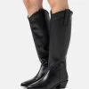 Pier One Leather - Botas Camperas - Black -Pier One Ventas 03bd72a676284880a1c2ae4410a8641f