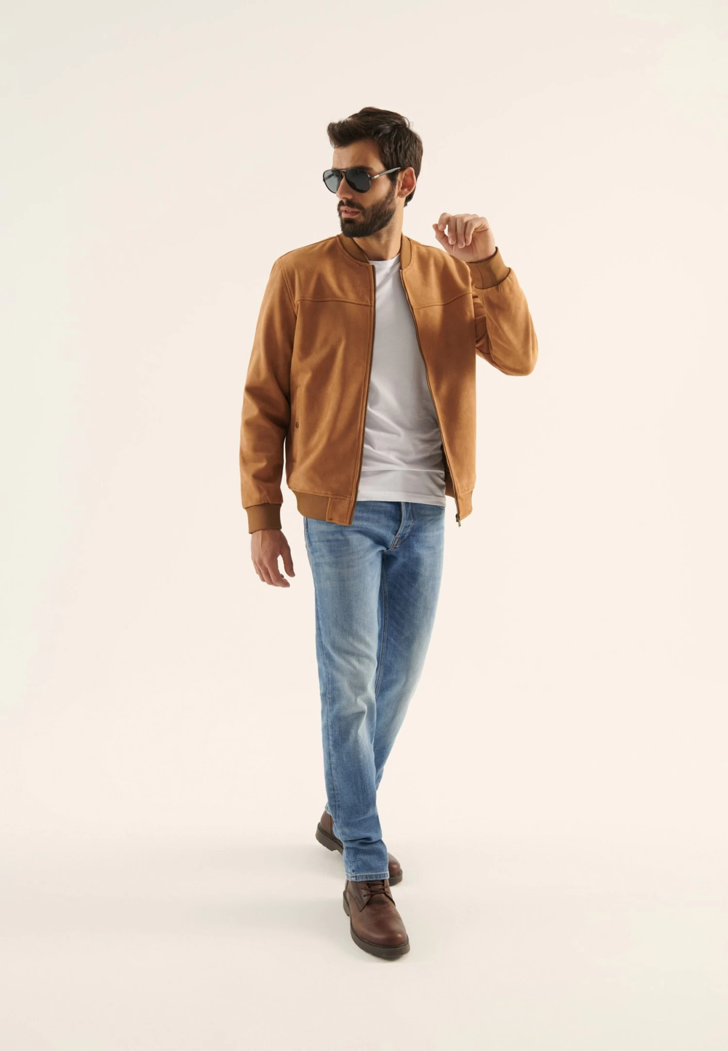 Pier One Chaquetas Bomber - Cognac 4 Pier One Chaquetas Bomber - Cognac - Imagen 2