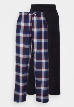 Pier One 2 Pack - Pantalón De Pijama - 503 - Dark Blue_302 - Red -Pier One Ventas 063b88d7f4b14317a1b84bef67ff886c