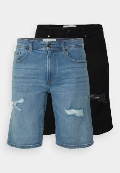 Pier One Unisex 2 Pack - Shorts Vaqueros - Blue/Black Denim 14 Pier One Unisex 2 Pack - Shorts Vaqueros - Blue/Black Denim -Pier One Ventas 07a2a099e2d644ab8c70e05709f387ae