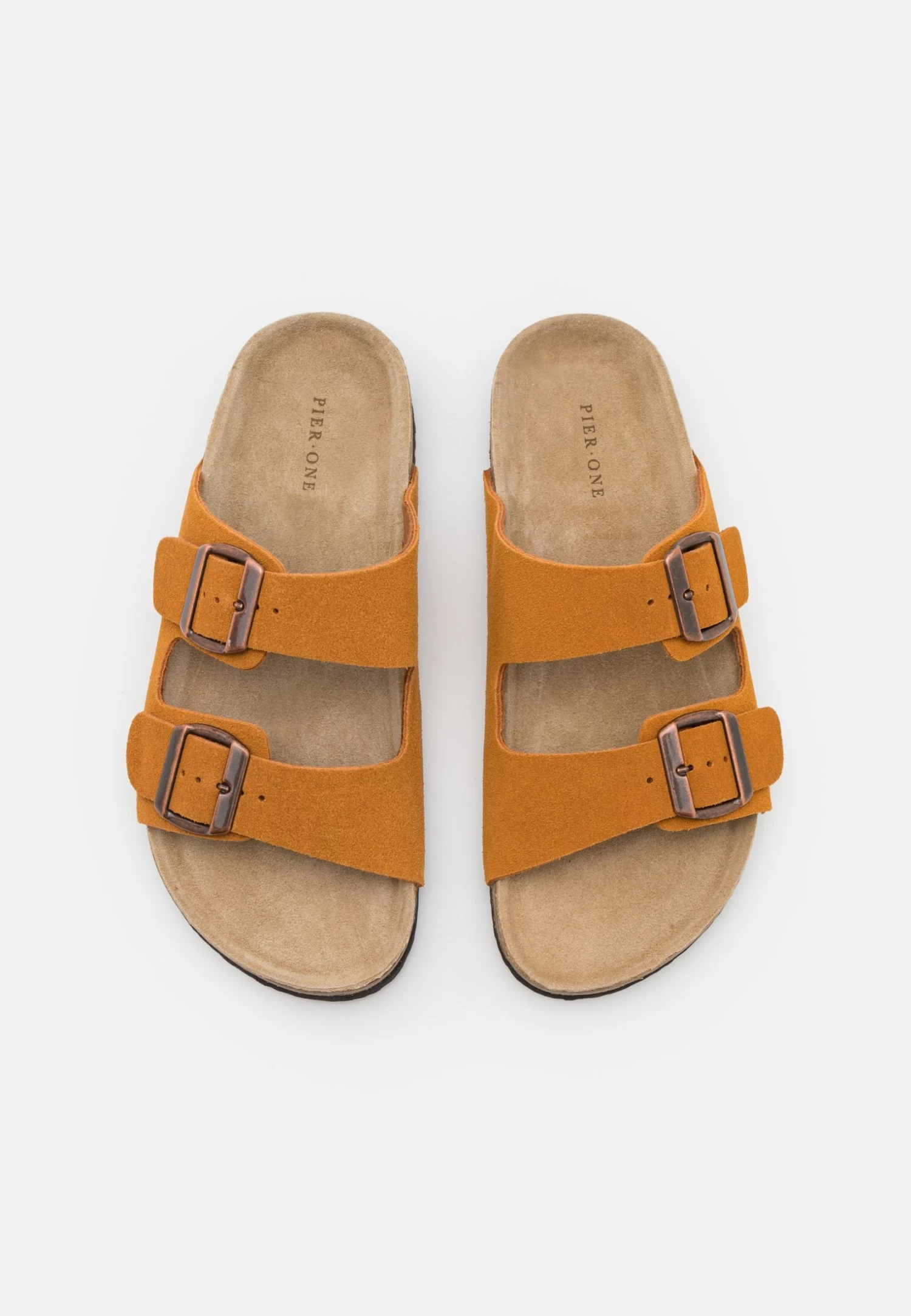 Pier One Leather Unisex - Pantuflas - Cognac 6 Pier One Leather Unisex - Pantuflas - Cognac - Imagen 4