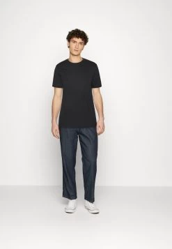 Pier One 5 Pack - Camiseta Básica - White/Off-White/Light Grey/Beige/Black