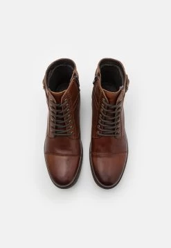 Pier One Leather - Botines Con Cordones - Brown -Pier One Ventas 1490833927b942a0ad6e7a6db5f32814