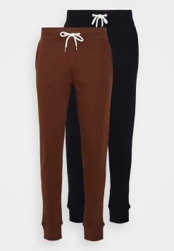 Pier One 2 Pack - Pantalones Deportivos - Dark Brown/Black -Pier One Ventas 17cbdc15dae54209a614a5e23a9f01cb