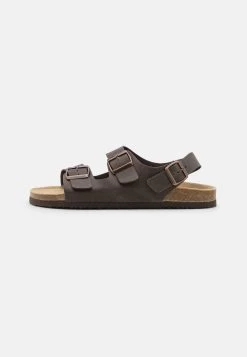 Pier One Unisex - Sandalias - Dark Brown