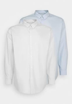 Pier One 2 Pack- Camisa Elegante - White/Light Blue -Pier One Ventas 1dcbc091ff00436fb7371d7394a1aa8f