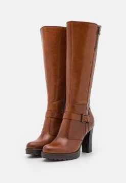 Pier One Leather- Botas De Tacón - Cognac -Pier One Ventas 1e904b13bbe04b61b591958331895eb3