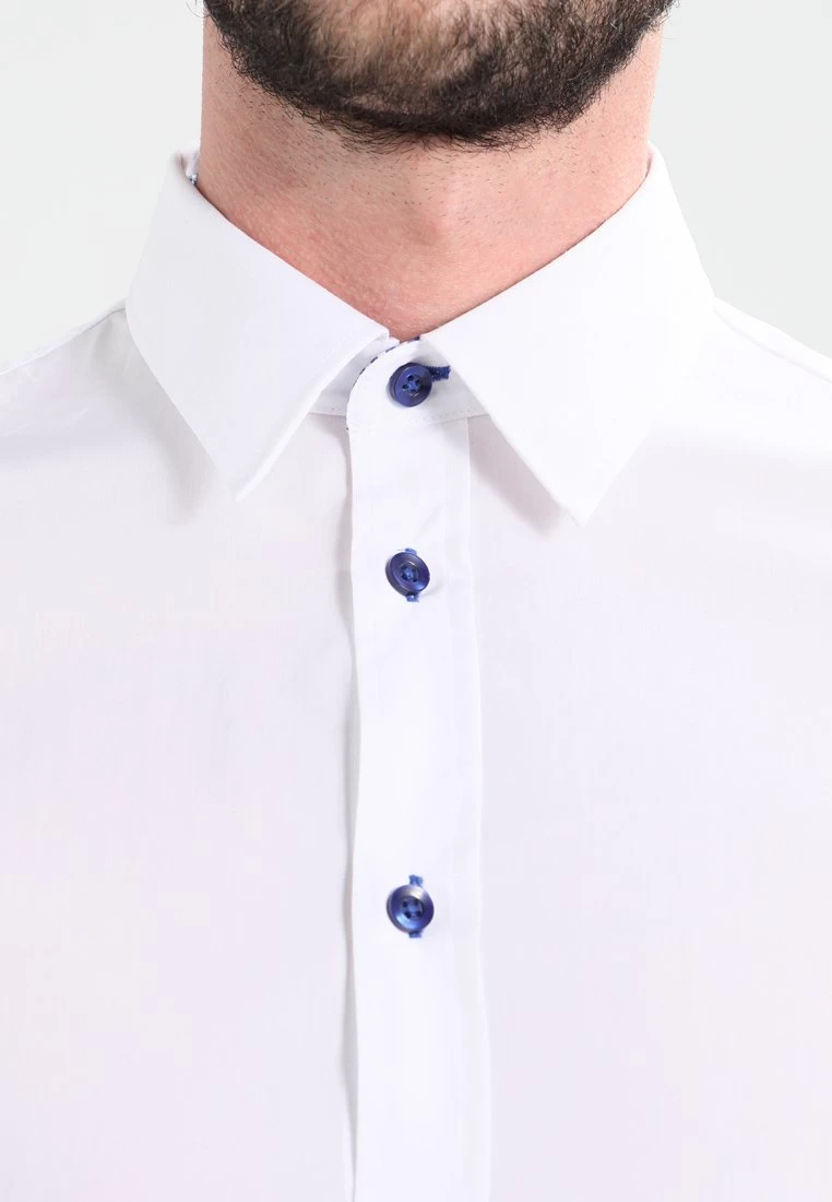 Pier One Camisa - White/Blue 6 Pier One Camisa - White/Blue - Imagen 4