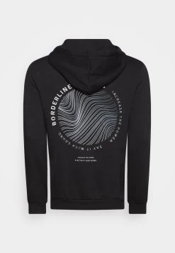 Pier One Hoodie Circle Back - Sudadera - Black