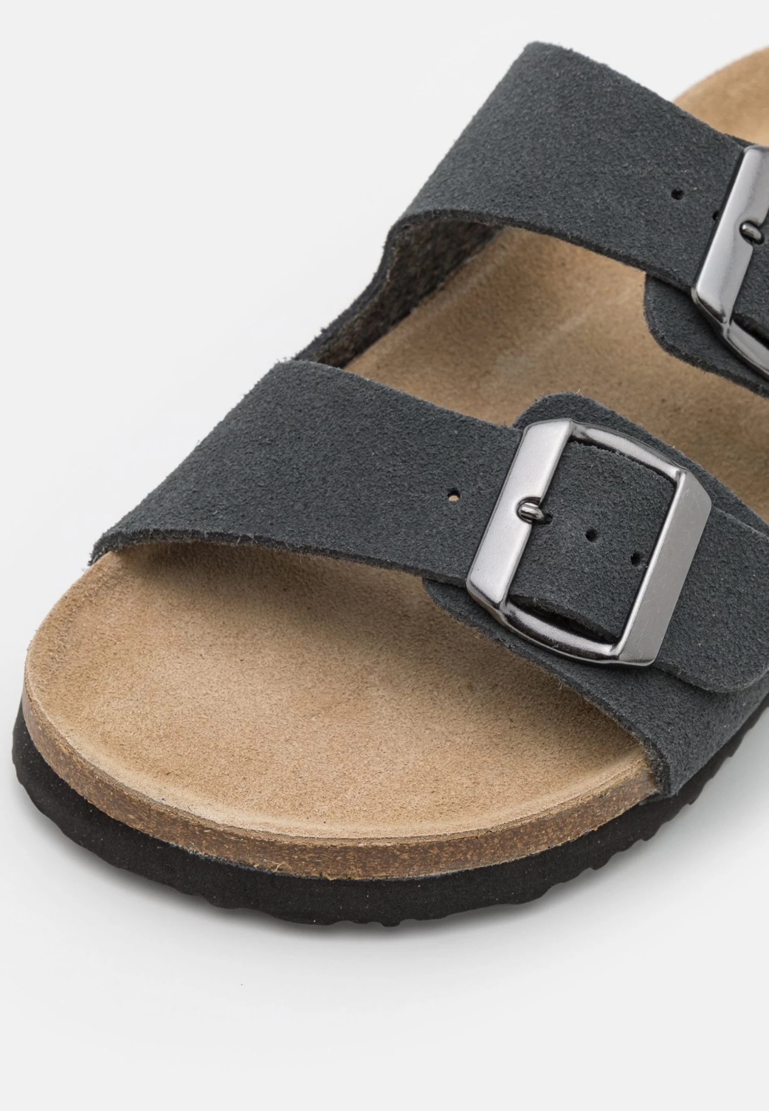 Pier One Leather Unisex - Pantuflas - Dark Grey 8 Pier One Leather Unisex - Pantuflas - Dark Grey - Imagen 6