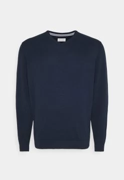 Pier One 2 Pack - Jersey De Punto - Dark Blue/Mottled Dark Grey -Pier One Ventas 28d041f8ad424ad5b93029d8dba15c42