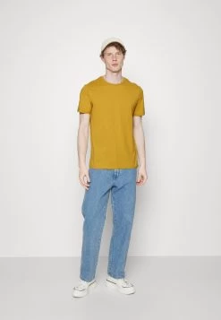 Pier One 5 Pack - Camiseta Básica - Mottled Dark Blue/Yellow/Orange