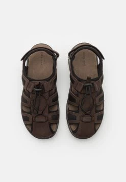 Pier One Leather - Sandalias De Senderismo - Brown -Pier One Ventas 2f7ff40eeede463ba421d45819843353