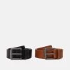 Pier One 2 Pack Unisex - Cinturón - Black/Cognac -Pier One Ventas 2f8356d00e94424e9b370f49a86d96f0