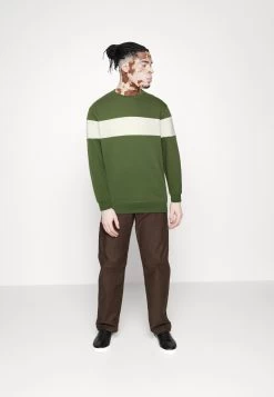 Pier One Sudadera - Khaki/Off-White -Pier One Ventas 3172cbeab2a348ef90176412baf60ec6