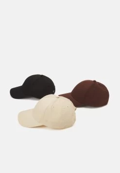 Pier One Unisex 3 Pack - Gorra - Black/Dark Brown/Beige -Pier One Ventas 322c39d131ac488ea8bb229f1824c6e8