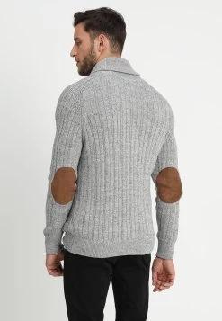 Pier One Chaqueta De Punto - Mottled Dark Grey -Pier One Ventas 3374bc5b15c34532a3a61fa1517a3ccc