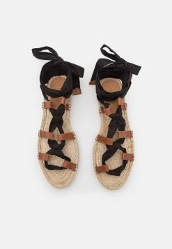Pier One Leather - Sandalias Con Plataforma - Black -Pier One Ventas 33efe5963cca4c438680977f9fb9581d