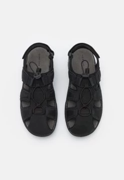 Pier One Leather - Sandalias De Senderismo - Black -Pier One Ventas 348ad4d4a3a548d0b683ff94cec7b0e3
