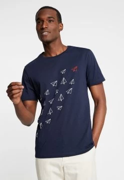 Pier One Camiseta Estampada - Dark Blue