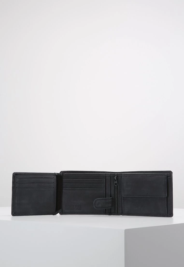 Pier One Leather - Monedero - Black 8 Pier One Leather - Monedero - Black - Imagen 6