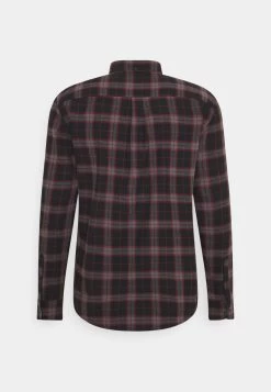 Pier One Camisa - Mottled Dark Grey / Bordeaux -Pier One Ventas 3f02f269b89c46ac9905432556929c25