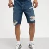 Pier One Shorts Vaqueros - Dark Blue Denim -Pier One Ventas 4339318a9d5945b59f53f364edca03d2