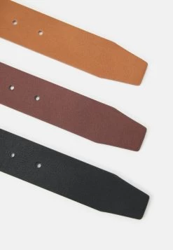 Pier One 3 Pack Unisex - Cinturón - Black/Brown/Cognac -Pier One Ventas 5093dbbd357b48f4906cc633ff9bf4ec