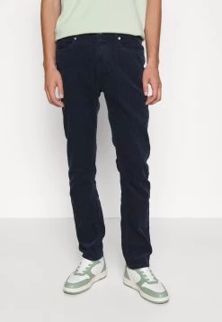 Pier One Corduroy - Pantalones - Dark Blue