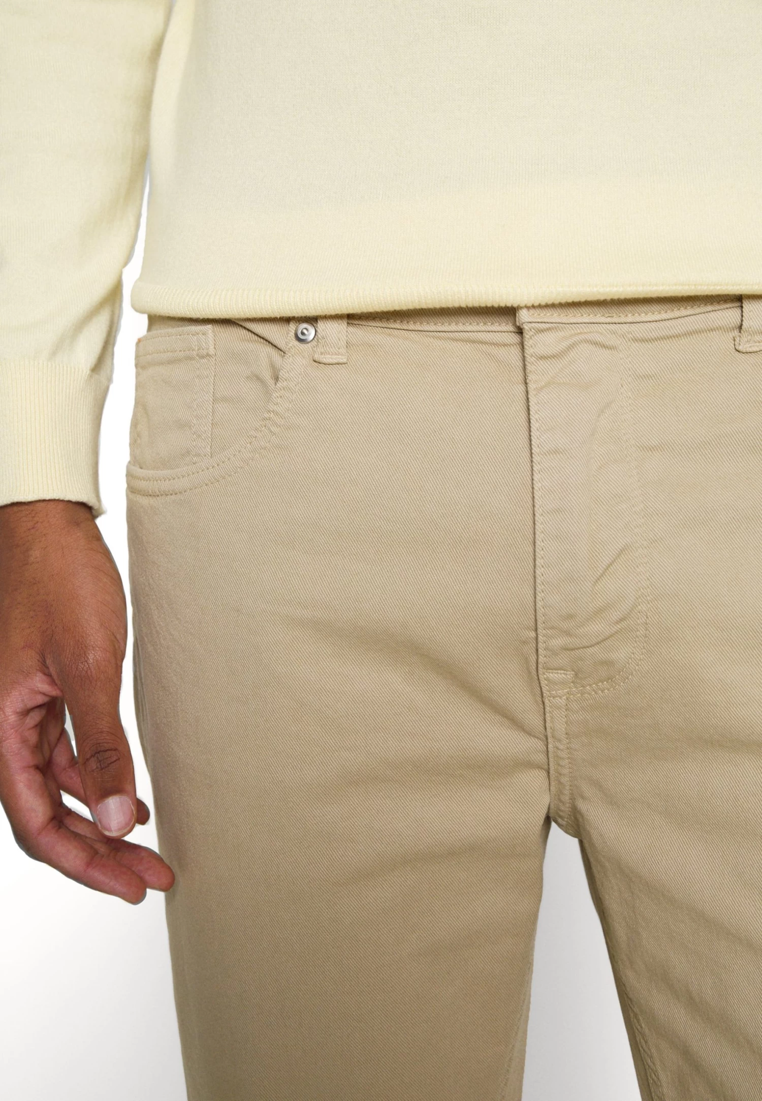 Pier One Vaqueros Slim Fit - Beige 7 Pier One Vaqueros Slim Fit - Beige - Imagen 5