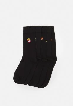 Pier One 5 Pack - Calcetines - Black