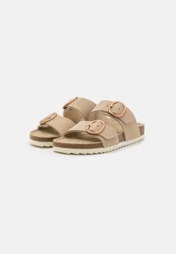 Pier One Leather - Sandalias Planas - Beige -Pier One Ventas 5e6f22e4ce4b4fad8910aecdf2f52ef9