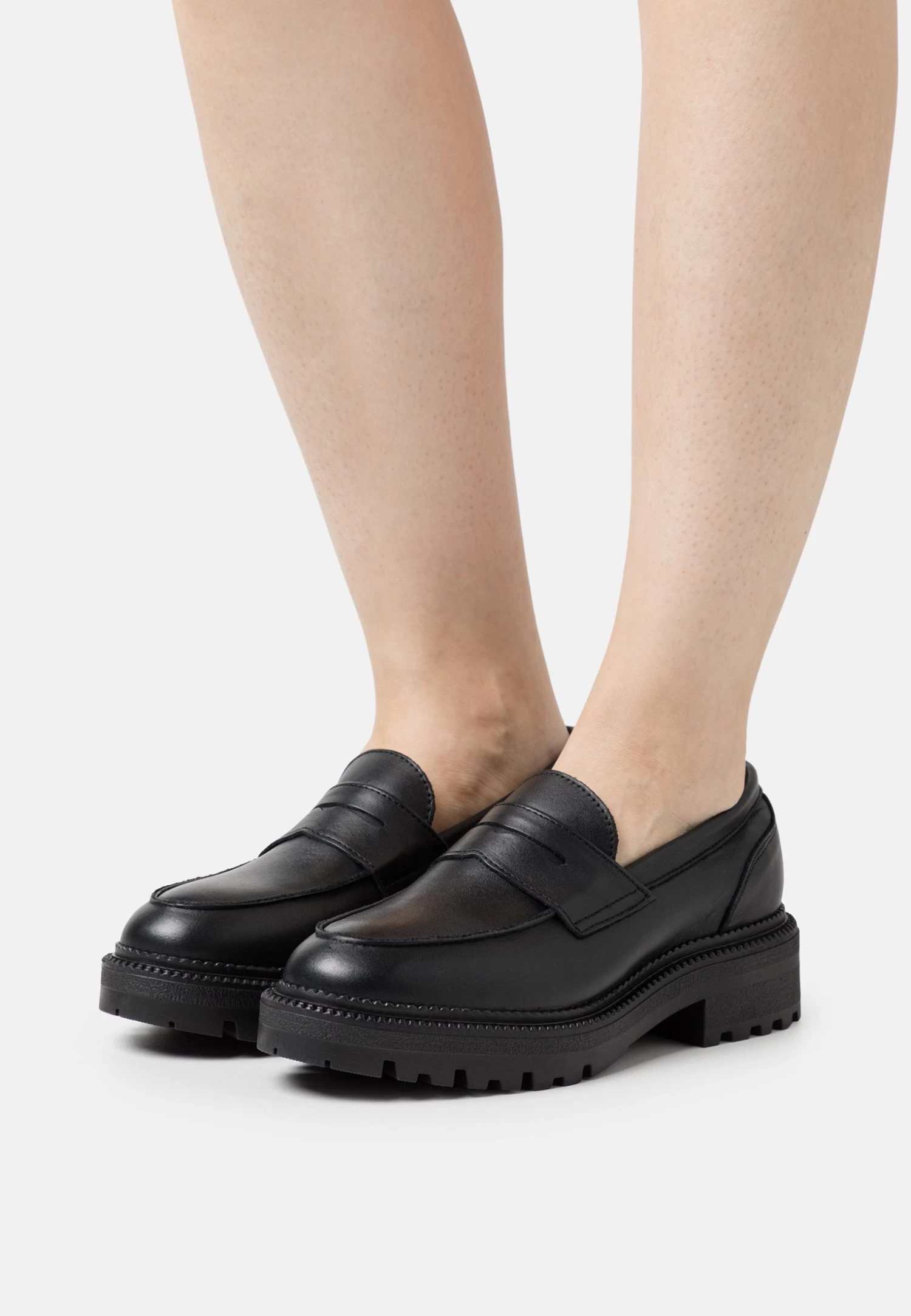 Pier One Leather - Mocasines - Black 3 Pier One Leather - Mocasines - Black