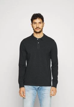 Pier One Long Sleeve 2 Pack- Polo - Dark Grey/Khaki -Pier One Ventas 61c36d2fe9404d06a651873e3825e3f3