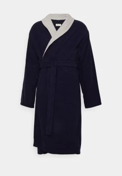 Pier One Shawl Towel Bathrobe - Albornoz -Dark Blue -Pier One Ventas 67f610d064e84b5daaa9a12f82d45b4b