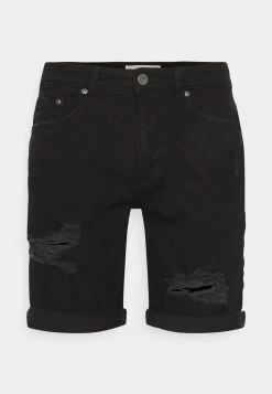 Pier One Shorts Vaqueros - Black