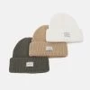 Pier One Unisex 3 Pack - Gorro - Beige/Green/White