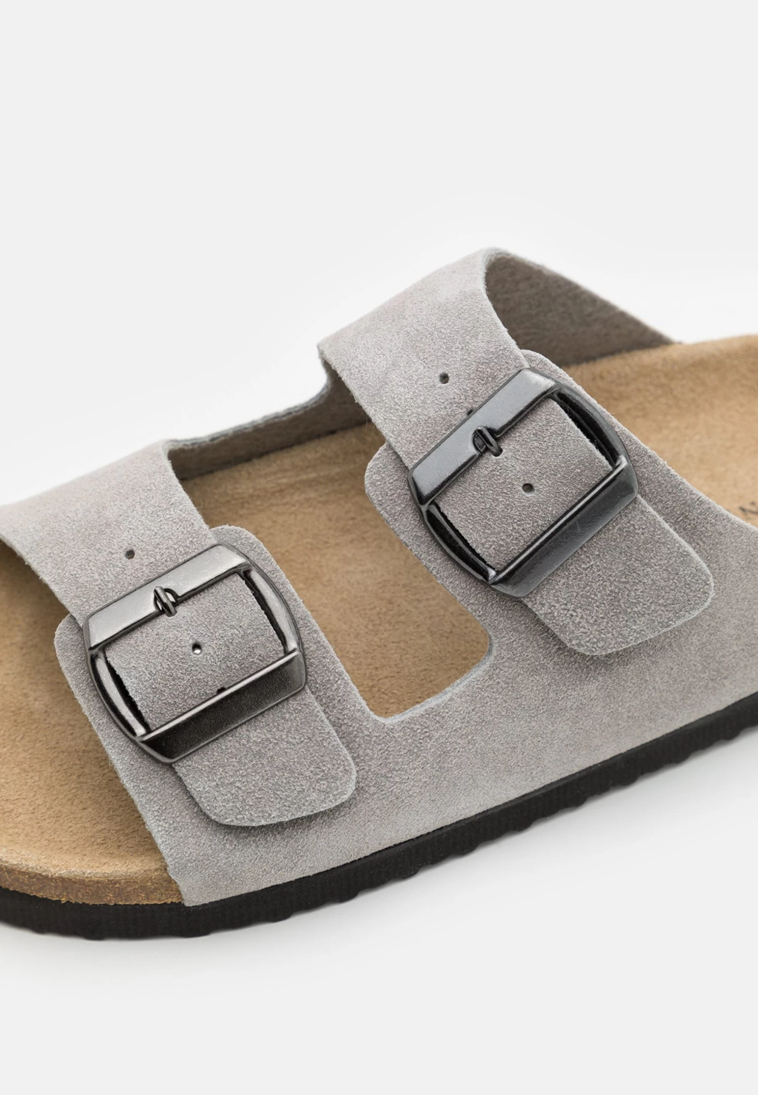 Pier One Leather Unisex - Pantuflas - Grey 8 Pier One Leather Unisex - Pantuflas - Grey - Imagen 6