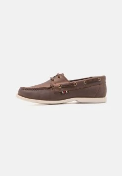 Pier One Leather Unisex - Náuticos - Brown