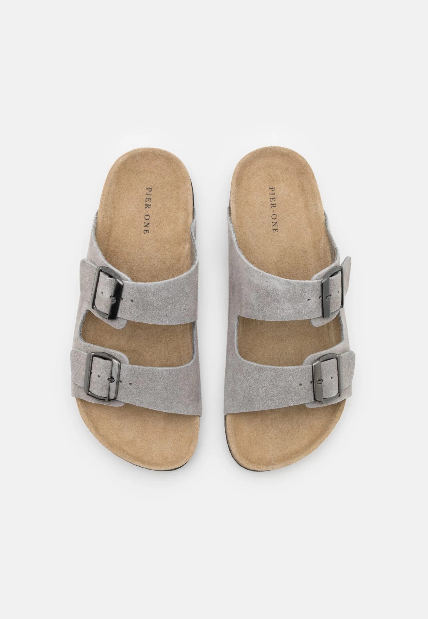 Pier One Leather Unisex - Pantuflas - Grey 6 Pier One Leather Unisex - Pantuflas - Grey - Imagen 4