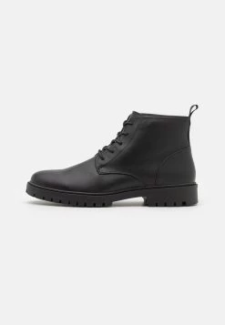 Pier One Botines Con Cordones - Black