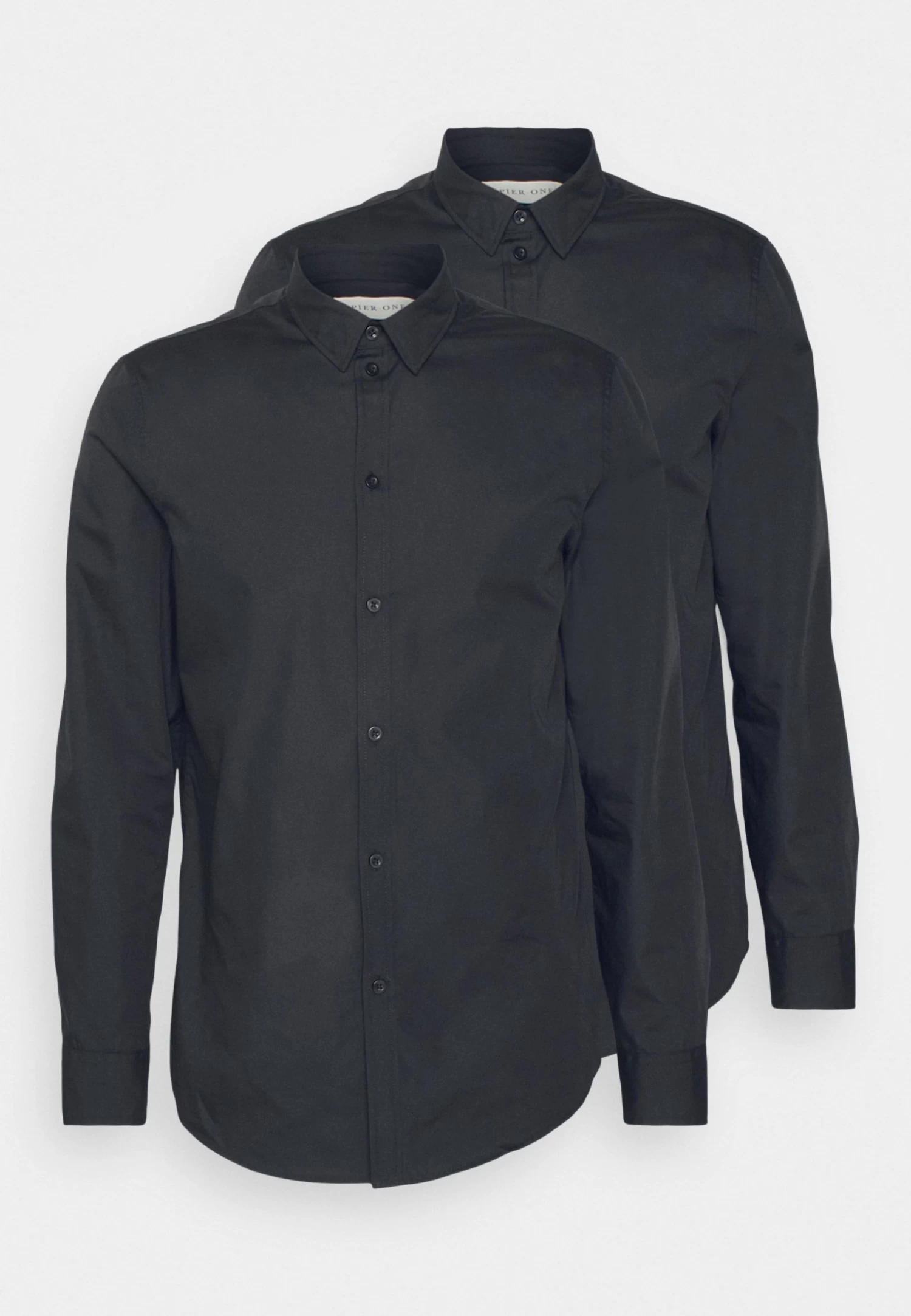 Pier One 2 Pack - Camisa Elegante - Black 6 Pier One 2 Pack - Camisa Elegante - Black - Imagen 4