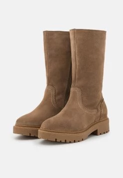 Pier One Leather Winter Boot - Botas - Taupe -Pier One Ventas 83df9d01add942eaabb452a58120a742
