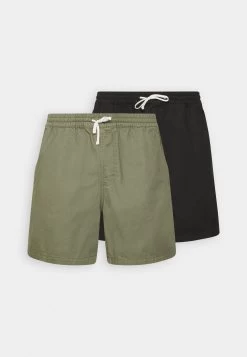 Pier One 2 Pack - Shorts - Olive/Black -Pier One Ventas 8f4f659af78442c185d8dbca74fb1591