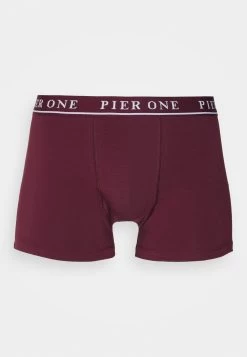 Pier One 5 Pack - Culotte - Bordeaux/Mottled Grey -Pier One Ventas 8feadeb1019a407bb7ad814b34c1c75e