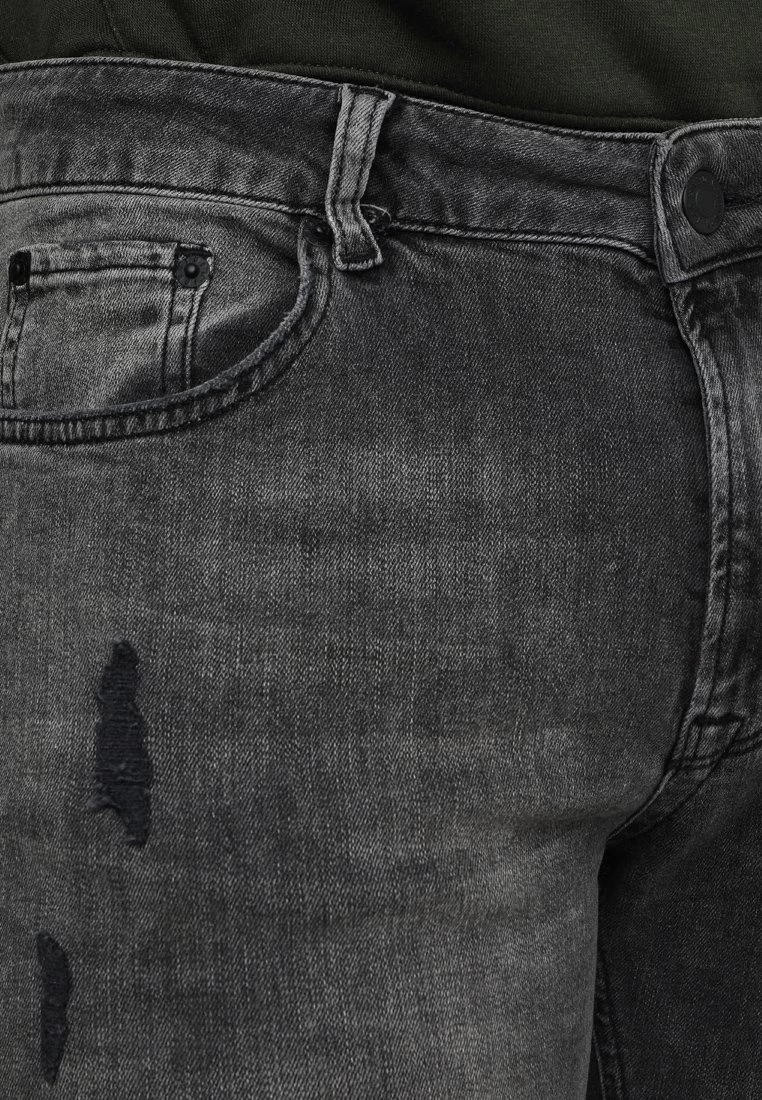 Pier One Vaqueros Pitillo - Black Denim 6 Pier One Vaqueros Pitillo - Black Denim - Imagen 4