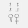 Pier One 3 Pack Unisex - Pendientes - Silver-Coloured -Pier One Ventas 91ff65dc2d62466d9aae0c3f60ce44b7