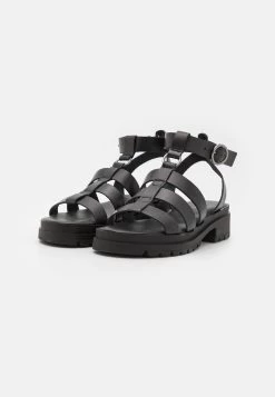 Pier One Leather - Sandalias - Black 10 Pier One Leather - Sandalias - Black -Pier One Ventas 9940dd3dc76040c58d759df133f06e59