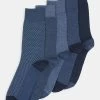Pier One 5 Pack - Calcetines - Mottled Blue -Pier One Ventas a08563201cda47afaa5ee1db1b1bc579